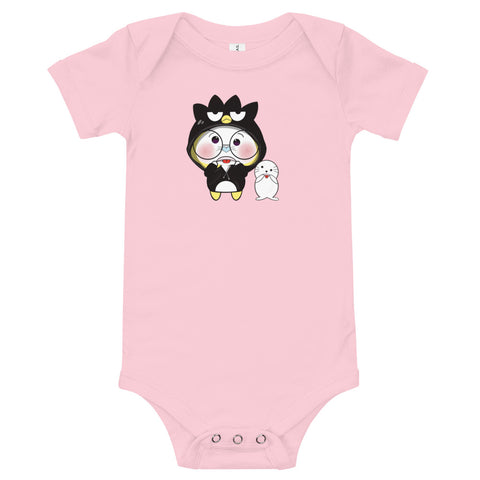 Ben-E Maru Sticking Tongue Baby short sleeve one piece