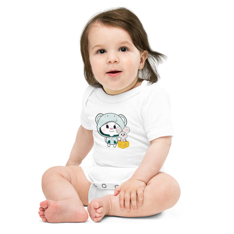 Bon-E Elephant Chums Baby short sleeve one piece