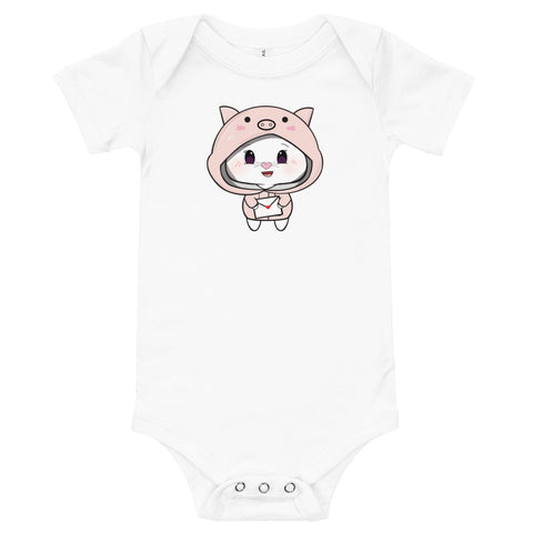 Bon-E Pig Chums Baby short sleeve one piece
