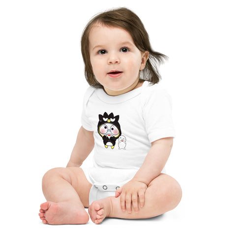 Ben-E Maru Sticking Tongue Baby short sleeve one piece