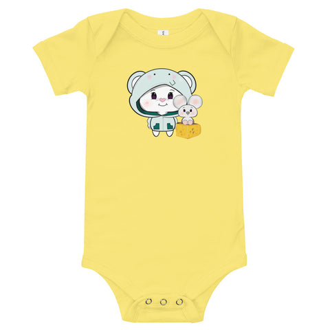 Bon-E Elephant Chums Baby short sleeve one piece