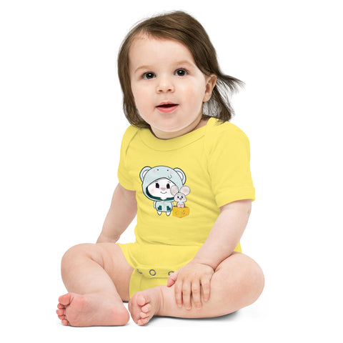 Bon-E Elephant Chums Baby short sleeve one piece