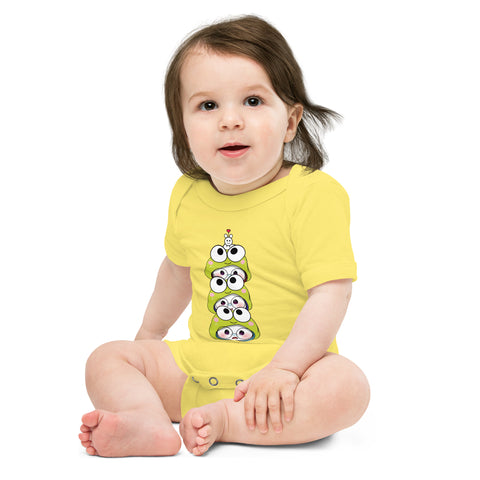 Ben-E Frog Stack Baby short sleeve one piece