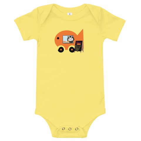 Ben-E Cat Fish Truck Baby short sleeve one piece