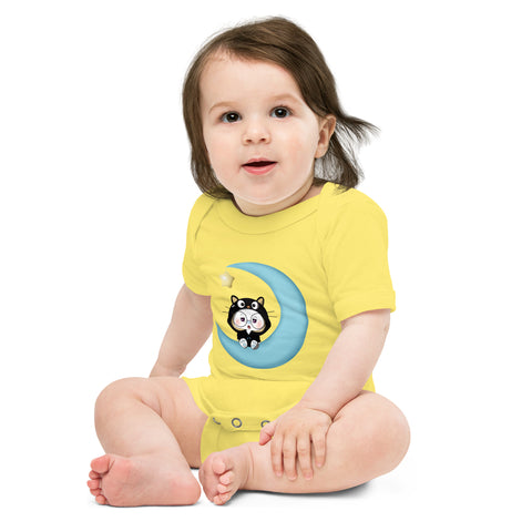 Ben-E Cat Moon Baby short sleeve one piece