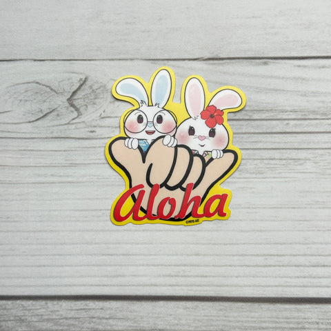 Ben-E & Bon-E Island Style Waterproof Vinyl Sticker Set of 5