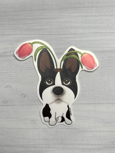 Dogs of Spring Vinyl Sticker Set of 5