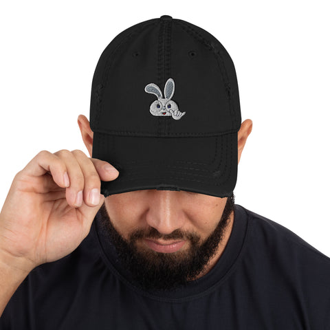 Ben-E Bunny Shaka (Embroidered) Distressed Dad Hat