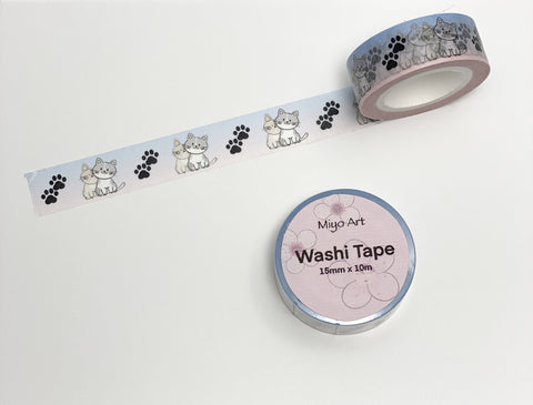 Cute Cats  Washi Tape