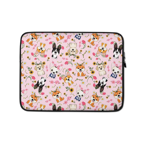 Spring Dogs Laptop Sleeve