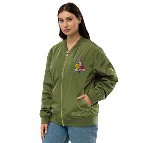 Aloha Premium recycled bomber jacket (Embroidered)