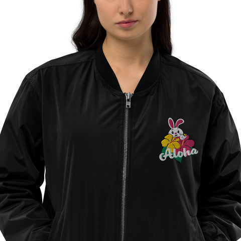 Aloha Premium recycled bomber jacket (Embroidered)