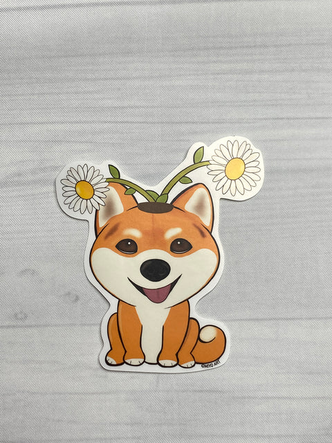 Dogs of Spring Vinyl Sticker Set of 5