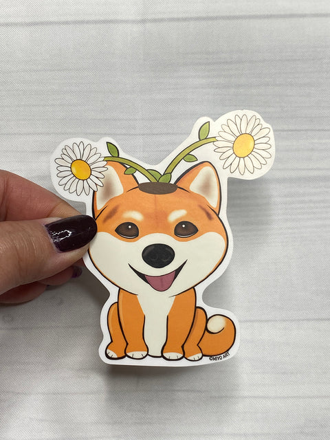 Dogs of Spring Vinyl Sticker Set of 5