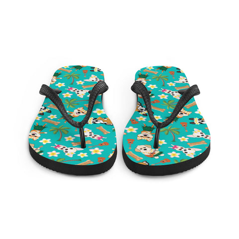 Aloha Dogs Flip-Flops