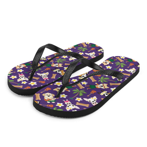 Aloha Dogs Flip-Flops