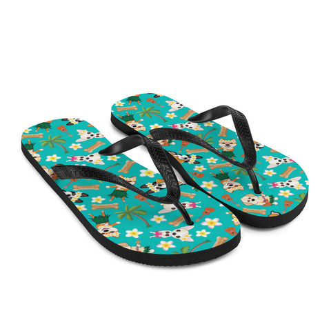 Aloha Dogs Flip-Flops