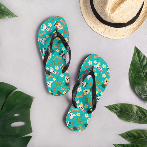 Aloha Dogs Flip-Flops