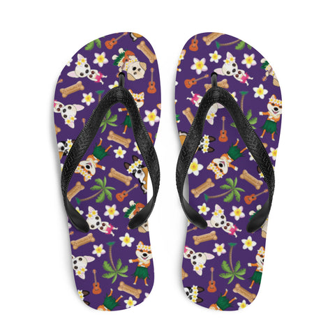 Aloha Dogs Flip-Flops