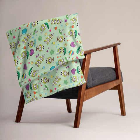 Ben-E Frog Throw Blanket