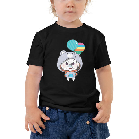 Ben-E Bear Chums Balloons Toddler Short Sleeve Tee