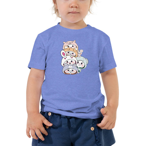 Ben-E &Bon-E Chums Stack Toddler Short Sleeve Tee