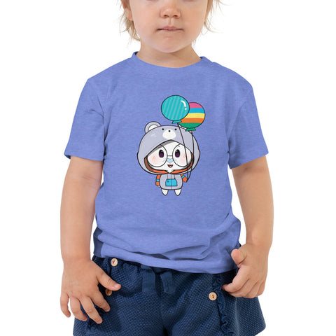 Ben-E Bear Chums Balloons Toddler Short Sleeve Tee