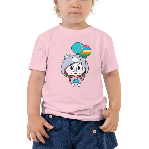 Ben-E Bear Chums Balloons Toddler Short Sleeve Tee