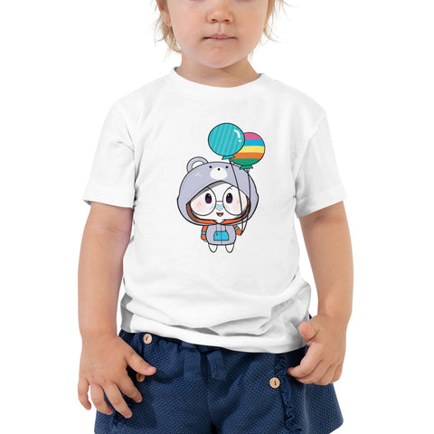 Ben-E Bear Chums Balloons Toddler Short Sleeve Tee