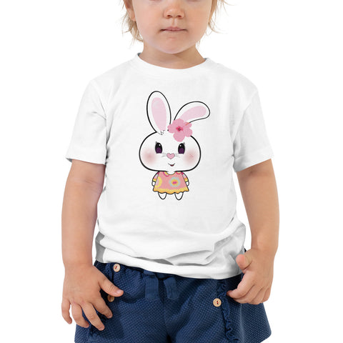 Bon-E Hibiscus Toddler Short Sleeve Tee