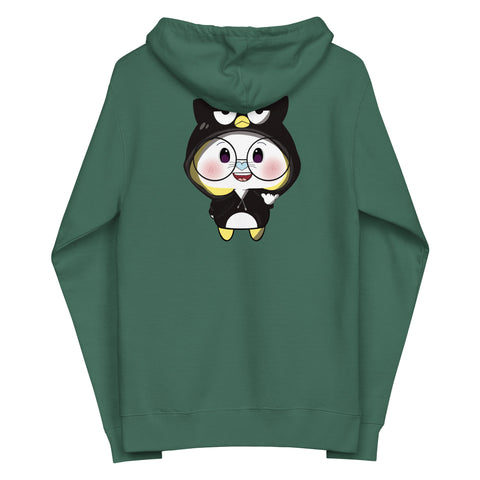 Ben-E Maru Shaka (Design on Back Only) Unisex fleece zip up hoodie