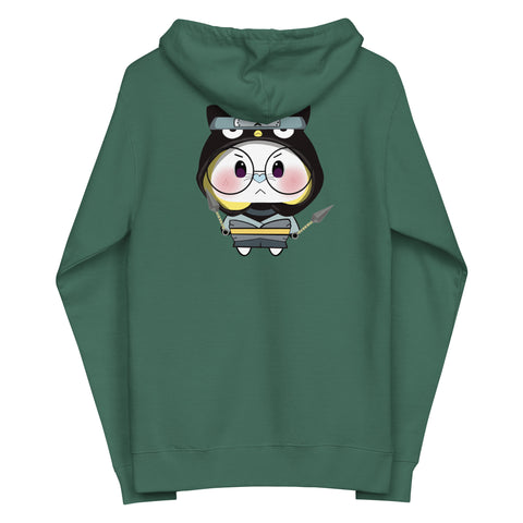 Ben-E Maru Sword (Design on Back Only) Unisex fleece zip up hoodie