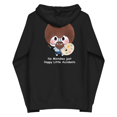 Ben-E Ross (Design on Back Only) Unisex fleece zip up hoodie