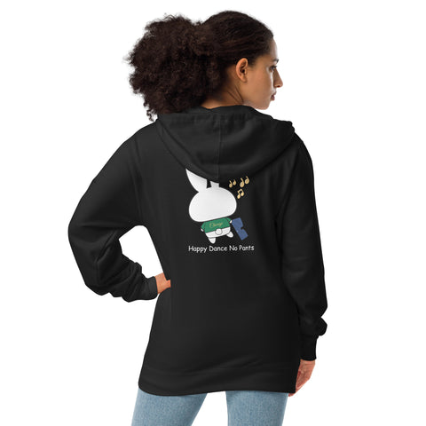 Ben-E Happy Dance (Design on Back Only) Unisex fleece zip up hoodie