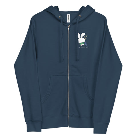 Ben-E Happy Dance (Design on Front Only) Unisex fleece zip up hoodie