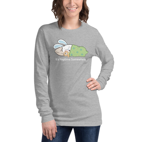 Ben-E It's Naptime Somewhere Unisex Long Sleeve Tee