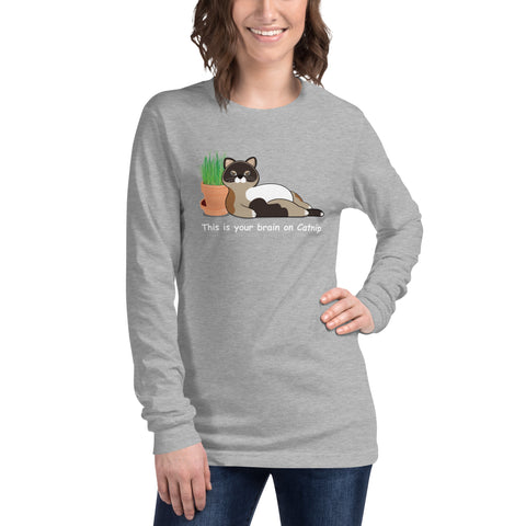 Maya Brain on Catnip Unisex Long Sleeve Tee