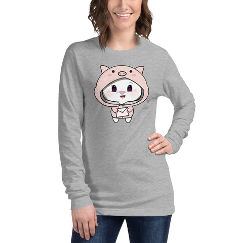 Bon-E Pig Chums Unisex Long Sleeve Tee