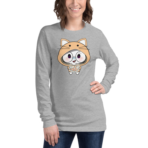 Ben-E Cat Fish Bowl Chums Unisex Long Sleeve Tee