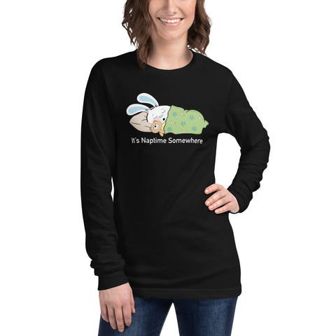 Ben-E It's Naptime Somewhere Unisex Long Sleeve Tee