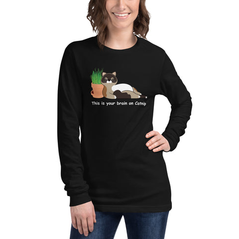 Maya Brain on Catnip Unisex Long Sleeve Tee