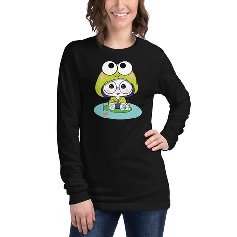 Ben-E Frog Fishing Unisex Long Sleeve Tee