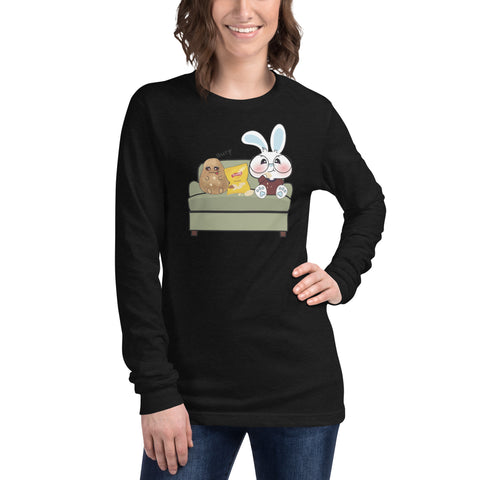 Ben-E Couch Potato Unisex Long Sleeve Tee