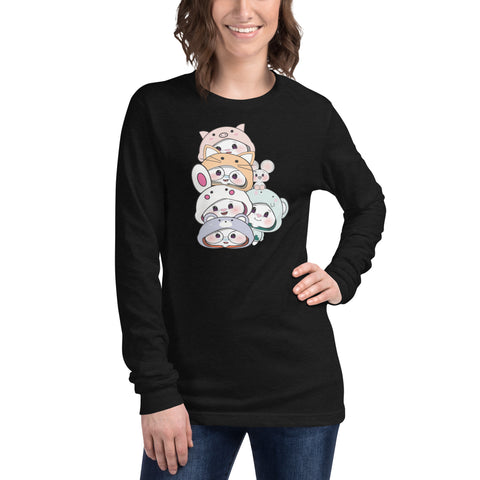 Ben-E & Bon-E Chums Stack Unisex Long Sleeve Tee