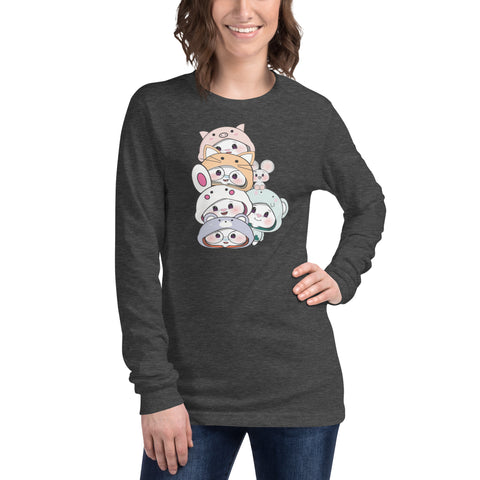 Ben-E & Bon-E Chums Stack Unisex Long Sleeve Tee