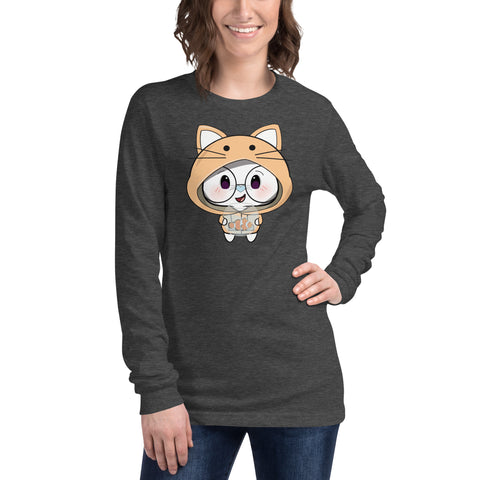 Ben-E Cat Fish Bowl Chums Unisex Long Sleeve Tee