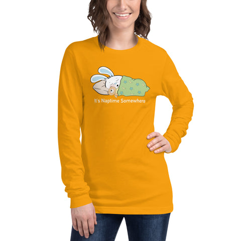 Ben-E It's Naptime Somewhere Unisex Long Sleeve Tee