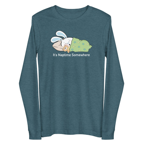 Ben-E It's Naptime Somewhere Unisex Long Sleeve Tee