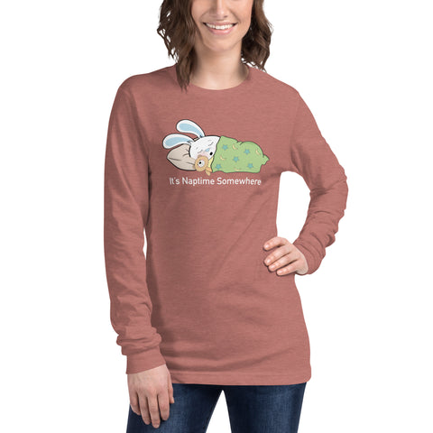 Ben-E It's Naptime Somewhere Unisex Long Sleeve Tee