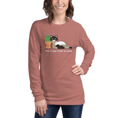 Maya Brain on Catnip Unisex Long Sleeve Tee